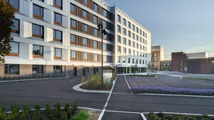 Modern Hotel Exterior Tonsberg Norway Wallpaper