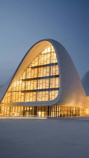 Modern Iphone Architecture Heydar Aliyev Centre Wallpaper