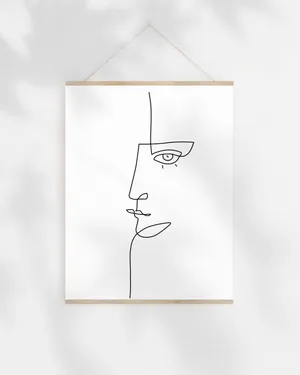 Modern Minimalist Abstract Art Wallpaper