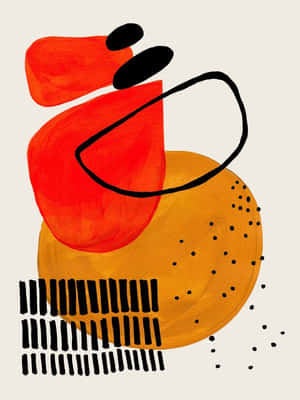 Modern Minimalist Artistic Expression Wallpaper