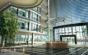 Modern Office Lobby Interior Architecture.jpg Wallpaper