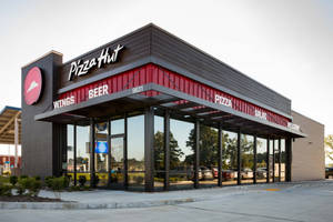 Modern Pizza Hut Restaurant Wallpaper