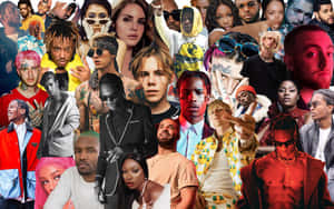 Modern Rap Artists Collage Wallpaper