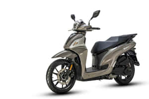 Modern S Y M Scooter Profile View Wallpaper