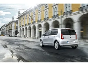 Modern Skoda Citigo In Dynamic City Environment Wallpaper