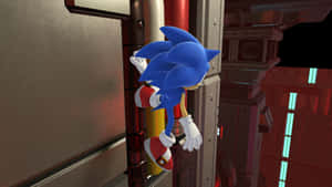 Modern Sonic In Action, High-resolution Wallpaper Wallpaper