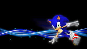 Modern Sonic The Hedgehog In Action Wallpaper