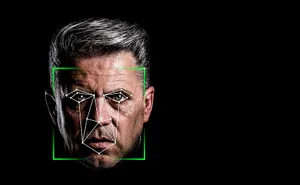 Modern Verified Face Scanner Wallpaper