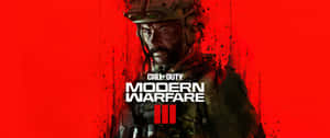 Modern Warfare3 Soldier Red Background Wallpaper