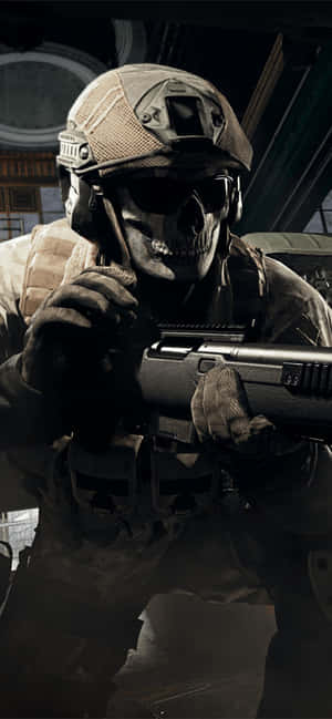 Modern Warfare4 Soldier Ready For Combat Wallpaper