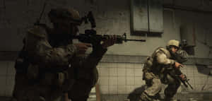 Modern Warfare4 Soldiers Readyfor Combat Wallpaper