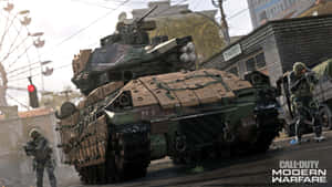 Modern Warfare4 Urban Combat Scene Wallpaper