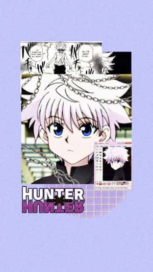 Modest Collage Of Killua Zoldyck Wallpaper