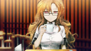 Moeka Kiryu In Deep Contemplation Wallpaper