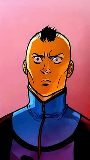 Mohawk Mark Character Art Wallpaper