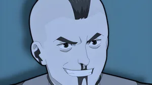 Mohawk Mark Character Art Wallpaper