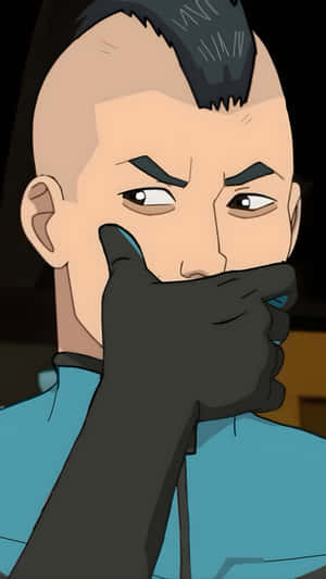 Mohawk Mark Character Closeup Wallpaper