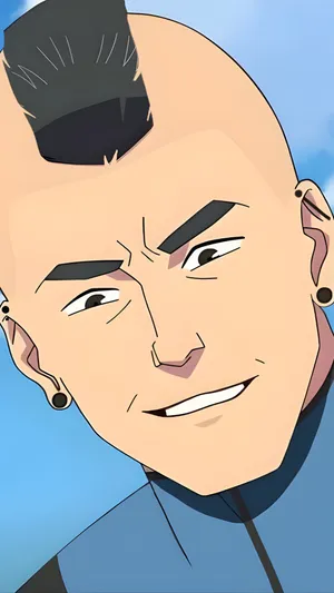 Mohawk Mark Character Closeup Wallpaper