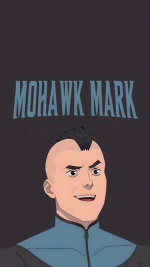 Mohawk Mark Character Design Wallpaper