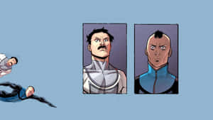 Mohawk Mark Character Design Wallpaper