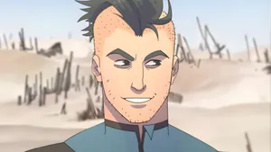 Mohawk Mark Character Design Wallpaper