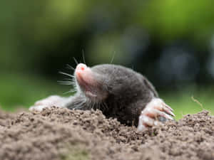 Mole_ Emerging_ From_ Ground.jpg Wallpaper