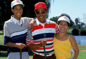 Mom And Dad Golfing Wallpaper