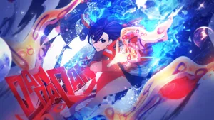 Momo Ayase Anime Action Scene Wallpaper