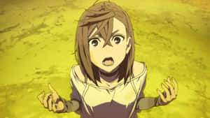 Momo Ayase Emotional Scene Wallpaper