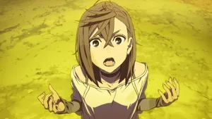 Momo Ayase Emotional Scene Wallpaper