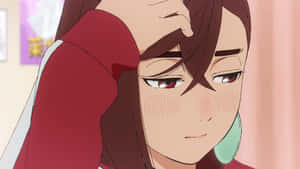 Momo Ayase Thoughtful Moment Wallpaper