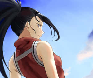 Momo Yaoyorozu - The Knowledge-hungry Superhero Wallpaper