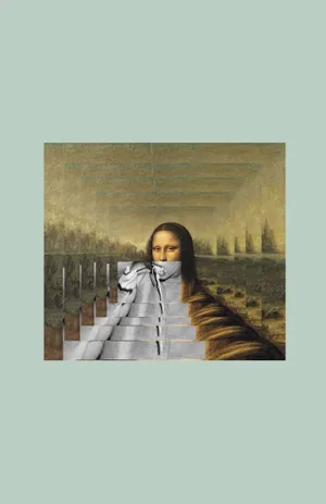 Mona Lisa Pastel Phone Wallpaper