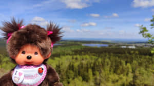 Monchhichi Doll Outdoors Wallpaper