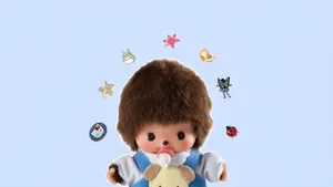 Monchhichi Doll With Accessories Wallpaper
