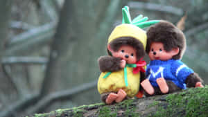 Monchhichi Dolls Outdoors Wallpaper