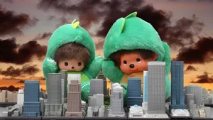Monchhichi Giant City Play Wallpaper