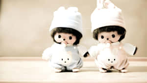 Monchhichi Twin Dolls Wallpaper