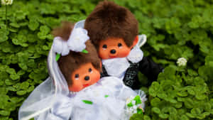 Monchhichi Wedding Dolls Wallpaper
