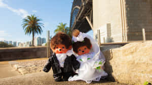 Monchhichi Wedding Dolls Wallpaper