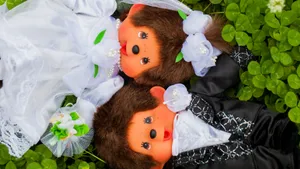 Monchhichi Wedding Dolls Wallpaper