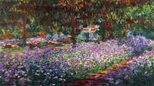 Monet's Garden In Giverny Wallpaper