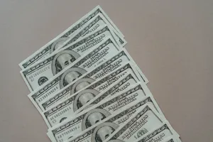 Money Background One Hundred Dollar Bills Diagonal Stack Wallpaper