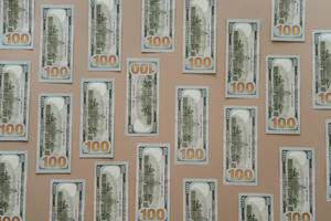 Money Background One Hundred Dollars Vertical Wallpaper
