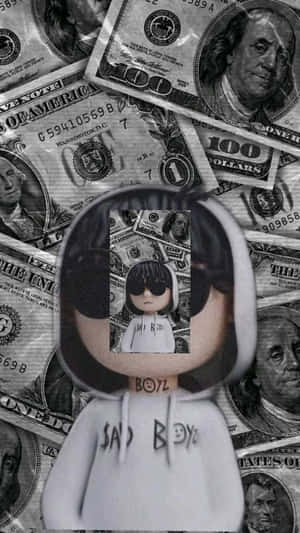 Money Headphones Child Art Wallpaper