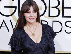 Monica Bellucci Golden Globe Awards Wallpaper