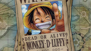 Monkey D Luffy Wanted Poster Wallpaper