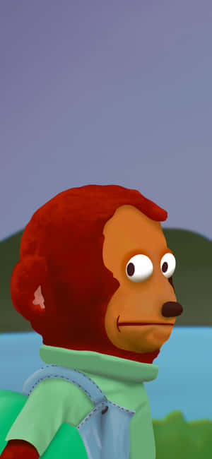 Monkey Meme Side Eye Wallpaper