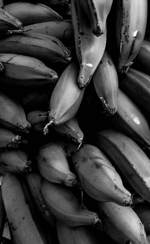 Monochromatic Banana Pile Wallpaper