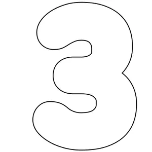 Monochromatic Number Collage Wallpaper